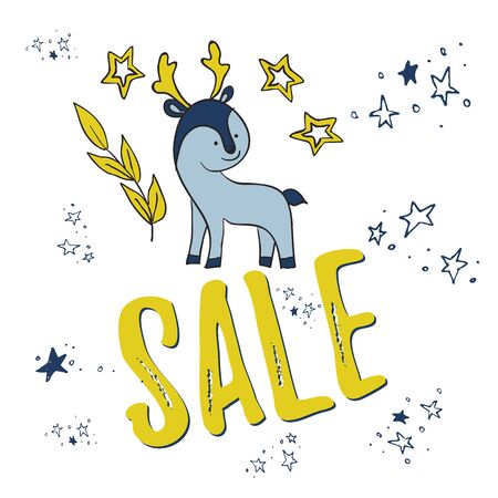 Christmas sale banner.のイラスト素材