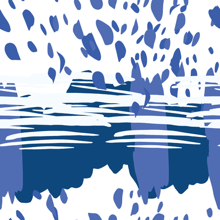 Retro vintage 80 Memphis style of fashion illustration. Seamless abstract vector illustration background.のイラスト素材