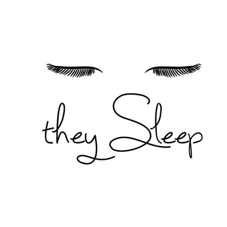 They sleep Quote Print
