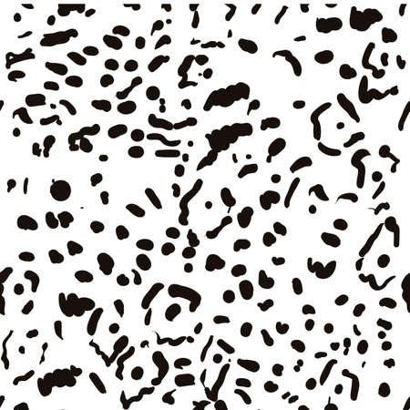 Leopard spotted texture Seamless patternのイラスト素材