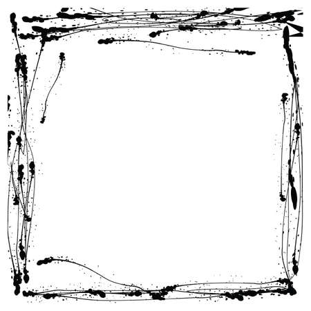 Abstract vector background of urban grunge textures in black and white colorのイラスト素材