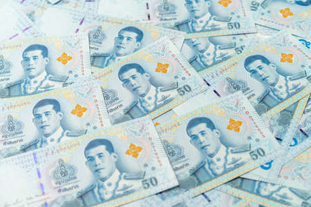 Banknotes of the Thailand 50 Baht (new design issued in 2018)