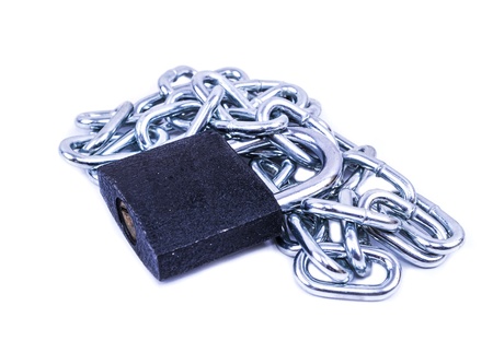  Padlock and chain