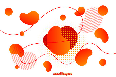 modern abstract background, graphic element, template for the design of cover, flyer or presentationのイラスト素材