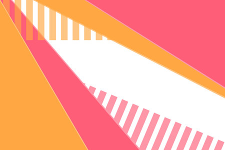 modern orange and pink design abstract background, geometric design  ,minimal style poster. ideal for banner, web, header, cover, billboard, brochure, social media, landing pageのイラスト素材