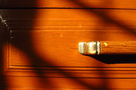 A wooden drawerの写真素材