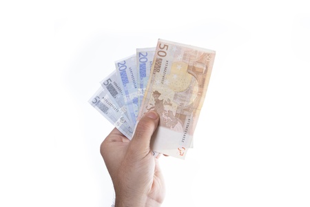Euros banknotes