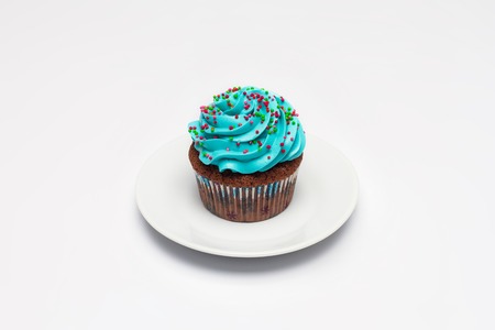 Cupcake The concept of Christmas baking. の写真素材