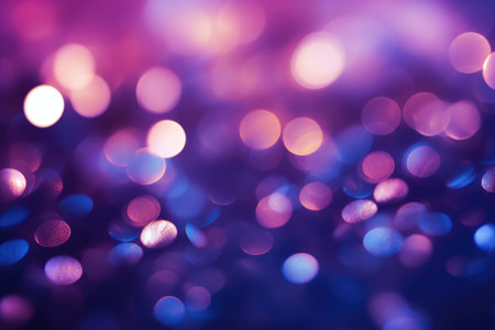 Abstract blue, purple and pink glitter lights background. Unicorn. Circle blurred bokehの素材