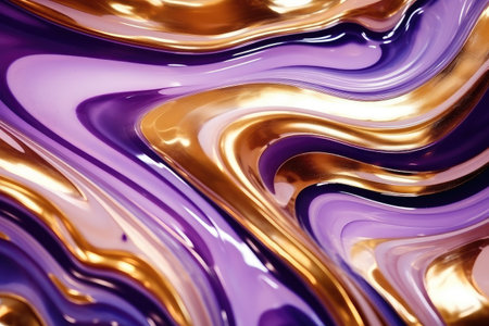 Colorful abstract liquid background. Curve dynamic fluid texture. Colorful swirl futuristic gradientの素材