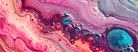 Colorful abstract liquid background. Curve dynamic fluid texture. Colorful swirl futuristic gradientの素材