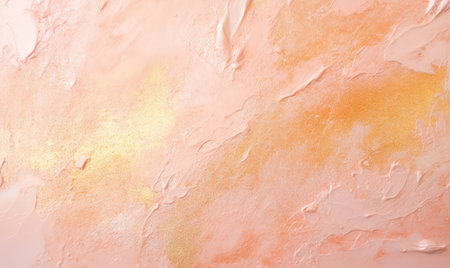 Abstract background with soft peach gradient and shining golden glittering shimmer. Texture backdropの素材