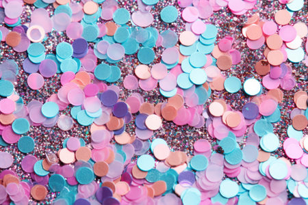 Shining glitter lights. Shimmer hologram pastel crystal texture. Unicorn or mermaid colorの素材