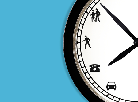 Time management concept, business planningの写真素材