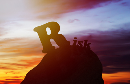 Risk assessment, business planning conceptの写真素材
