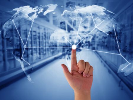 Global trading network, supply chain management concept, logistic import and export,の写真素材