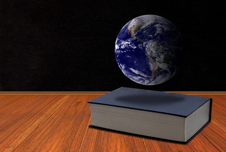 Education concept, knowledge management, electronic online learning, Elements of this Image Furnished by NASAの写真素材