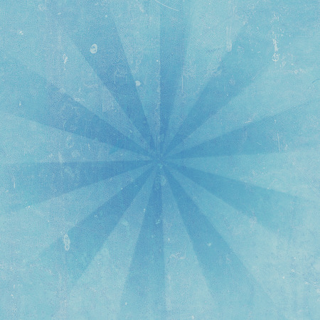 Blue vintage background, sun burst effectの写真素材