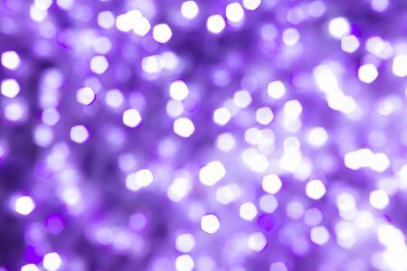 Beautiful purple, violet light circle bokeh abstract background の写真素材