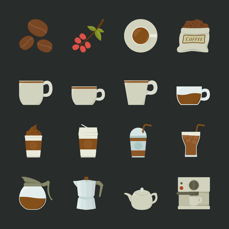 Coffee icon, eps10 vector formatのイラスト素材