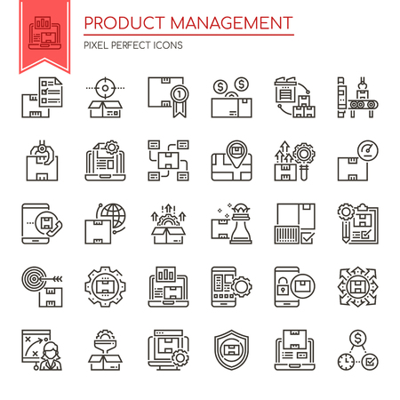 Product Management , Thin Line and Pixel Perfect Icons
のイラスト素材
