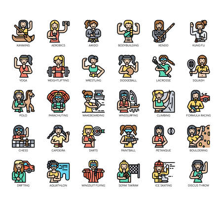 Set of farming thin line and pixel perfect icons for any web and app project.のイラスト素材