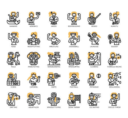 Set of farming thin line and pixel perfect icons for any web and app project.のイラスト素材