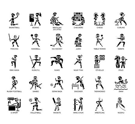 Set of Battle Sports thin line icons for any web and app project.の写真素材
