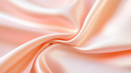 Satin surface in icy pale tones with gentle folds and shine. Elegant textile flat lay for December or minimalist product useの素材