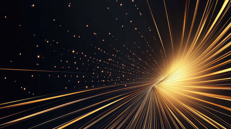 Bold background featuring dark tones and minimal white highlights. Sharp angles and linear pattern for tech visualsの素材