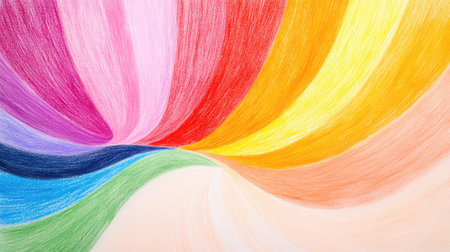 This stunning abstract artwork showcases vibrant swirls of pastel colors that create a dynamic and visually appealing background. Ideal for artistic projects.の素材