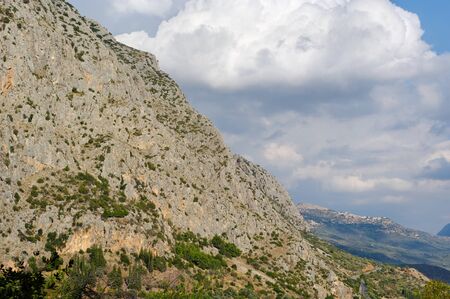 Mountain hamlet at the Delfi district.