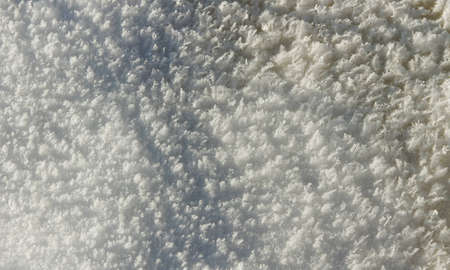 Ice and snow on a river surface 