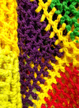 Part of the homemade plaid の写真素材