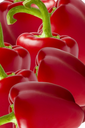 Bizarre peppers  isolated on surface の写真素材