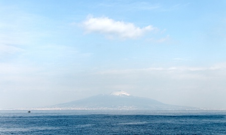 Dormant volcano of Vesuve 