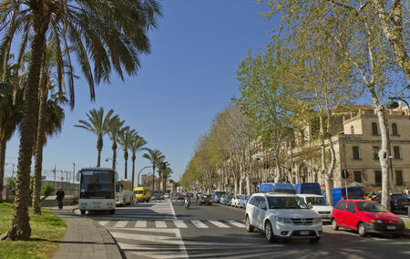CATANIA, ITALY - APRIL 1  morning in the city of Catania in Sicily, Italy on 1 April 2014 のeditorial素材