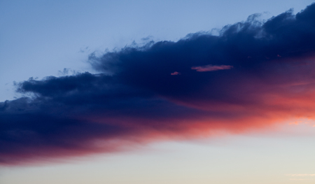 Clouds illuminated by the sun.の写真素材