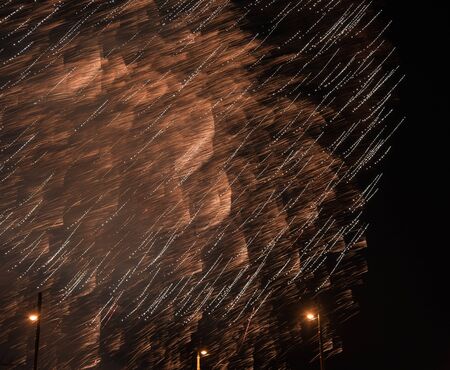 Fireworks on celebration.