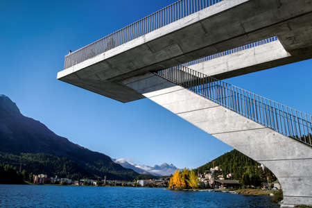 Travel to Switzerland mountains in a summer.