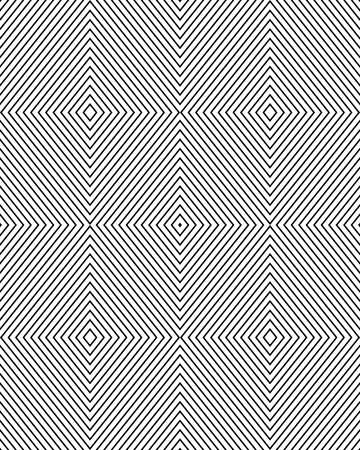 Black and white rhombus patternのイラスト素材