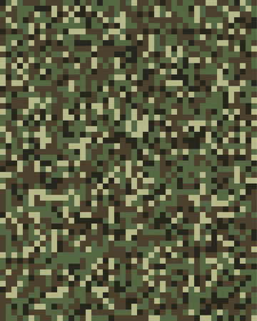 Seamless digital fashion camouflage pattern, vector backgroundのイラスト素材