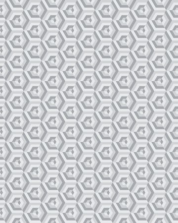 Geometric camouflage hexagon seamless pattern, vector illustrationのイラスト素材