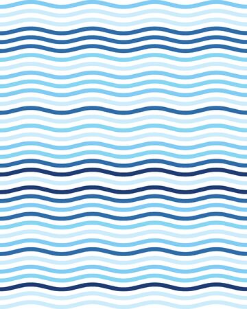 Seamless wavy lines simple pattern, abstract geometric backgroundのイラスト素材