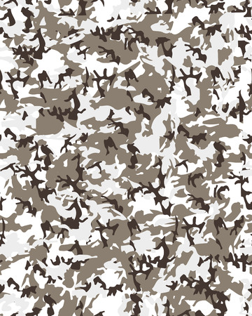 Camouflage pattern background seamless vector illustration. Military fashionable abstract geometric texture.のイラスト素材