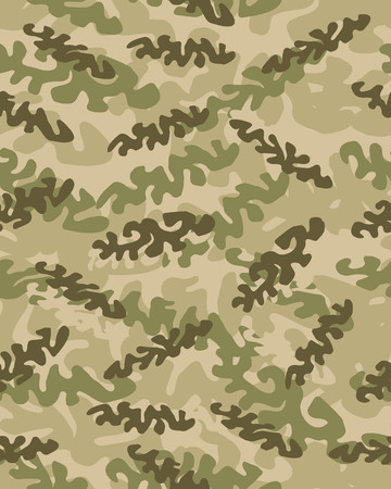 Camouflage pattern background seamless vector illustration. Military fashionable abstract geometric texture.のイラスト素材