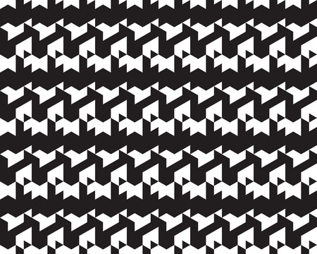 Seamless  monochrome  polygonal black  patternsのイラスト素材