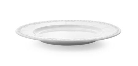 plate isolated on white background.の写真素材