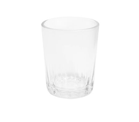 Small glass on white background.の写真素材