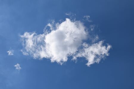 Beautiful blue sky and white cloudsの写真素材